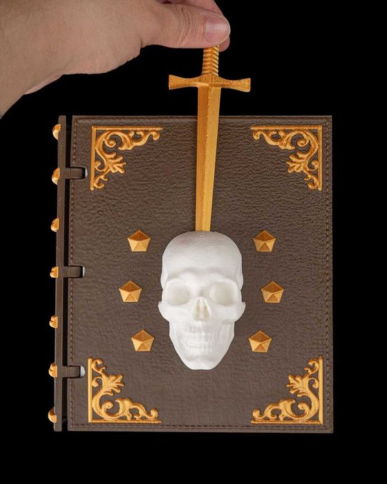 Dice Box Kodeks Zabójcy Luksusowe Pudełko na Kości 2w1 Idealne dla D&D