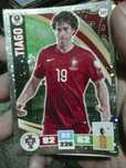 carta trading tiago 2015 portugal panini brilhante