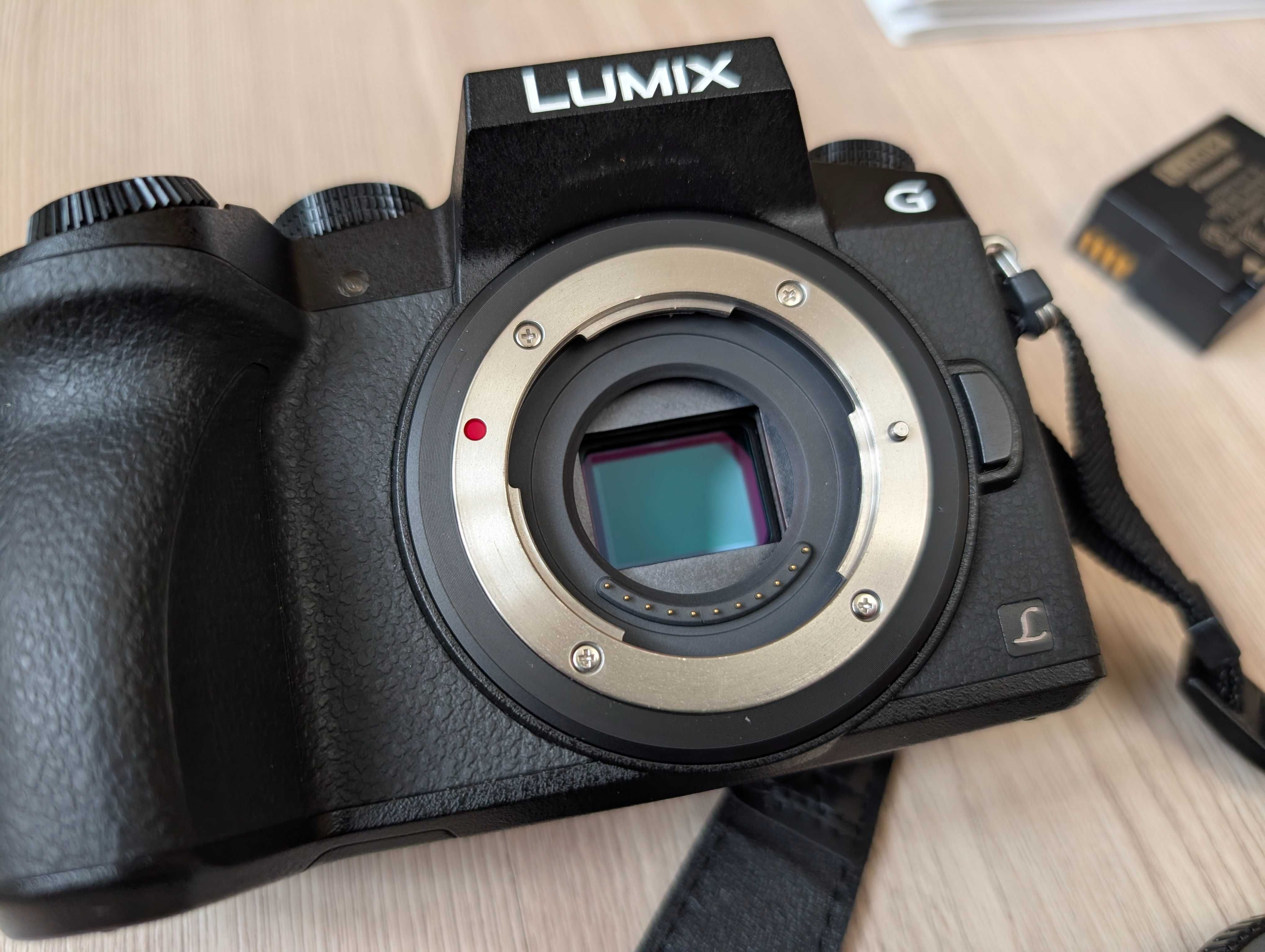 Lumix G7 Stan IGŁA (migawka 306 zdjęć) Zestaw: grip, mikrofon, filtry