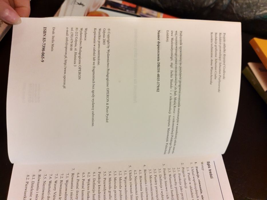 Matematyka podręcznik cz II operon