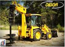 Гидровращатель Бур Шнек Гидробур Ямобур DIGGA PD5-PD10 JCB 3CX CAT