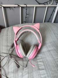 Różowe słuchawki Sonic