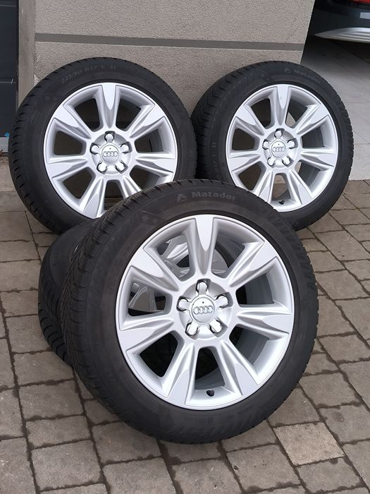 Диски оригінал Audi r17 5x112 з резиною