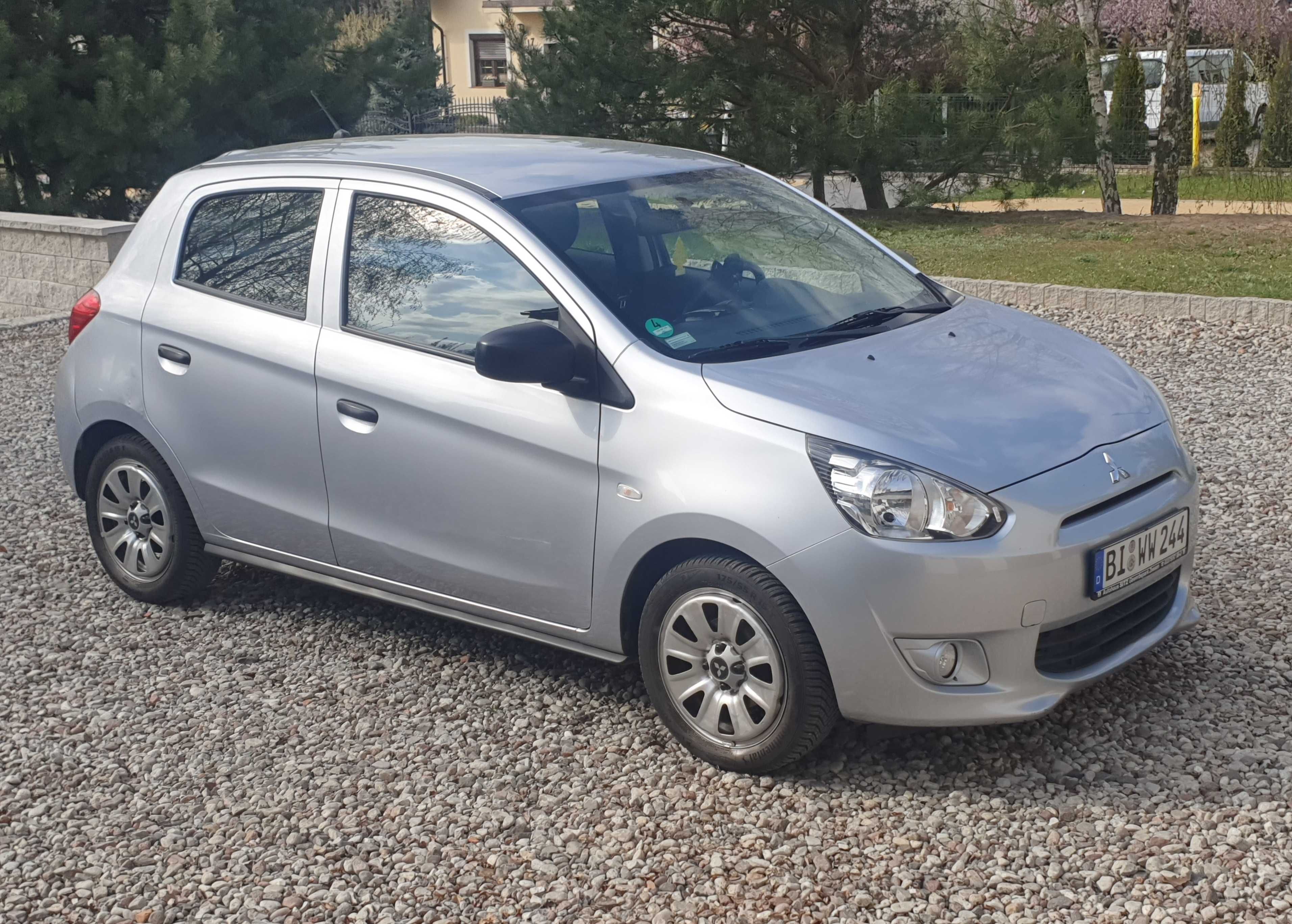 Mitsubishi Space Star 2014r. klima, bezwypadkowy tylko 65tyś km!