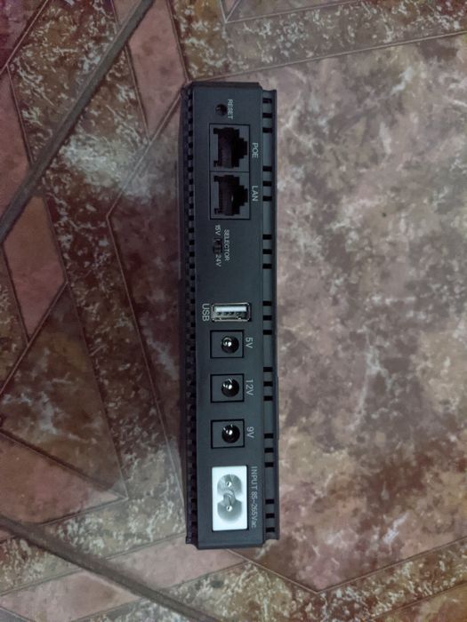 ДБЖ ups для роутера 18W 5V/9V/11V/usb port 10400 mAh