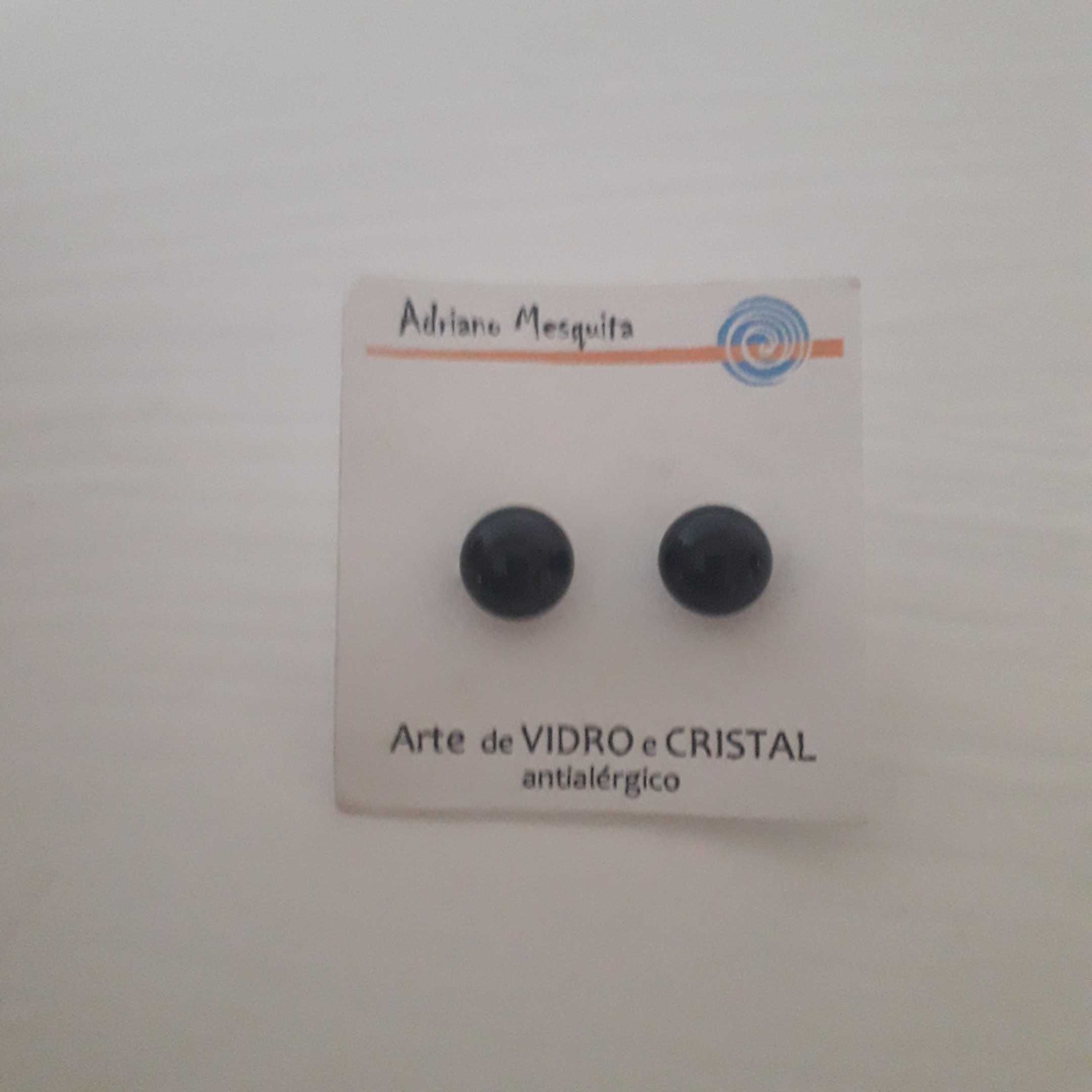 Brincos de Vidro e Cristal