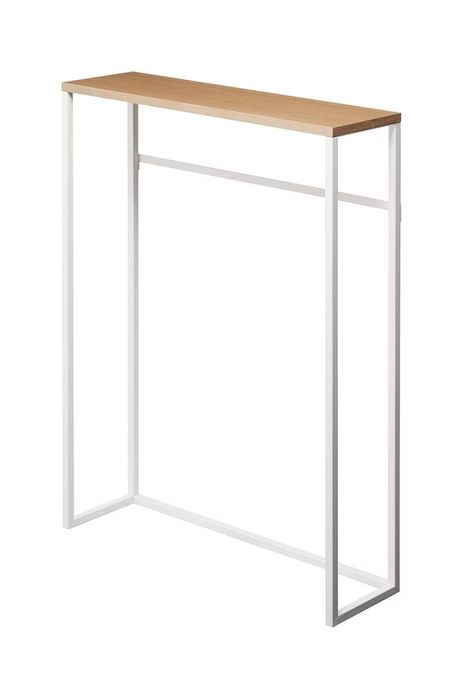 Konsola stolik z metalu Tower 60x81x19 cm biała WESTW!NG