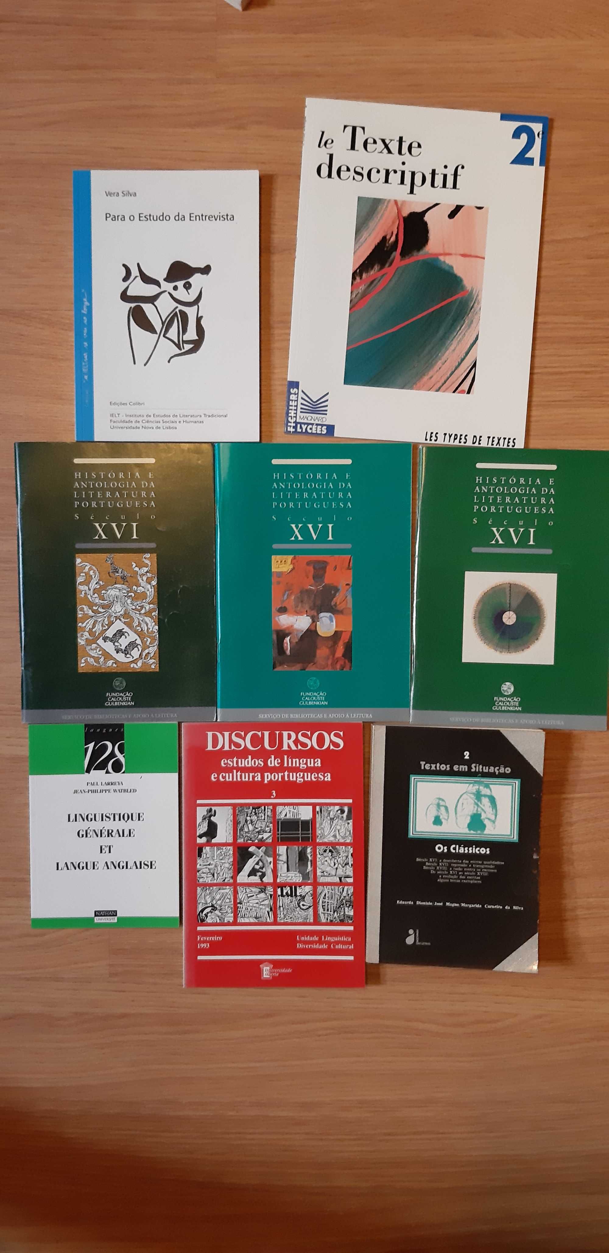 universidade aberta, livros para curso de literatura portuguesa