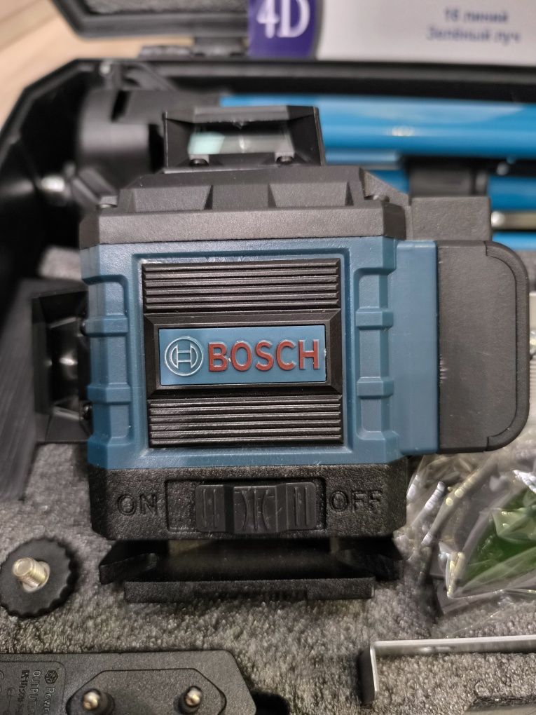 Лазерный уровень, BOSCH 4d, 16 линий+ штатив 100см