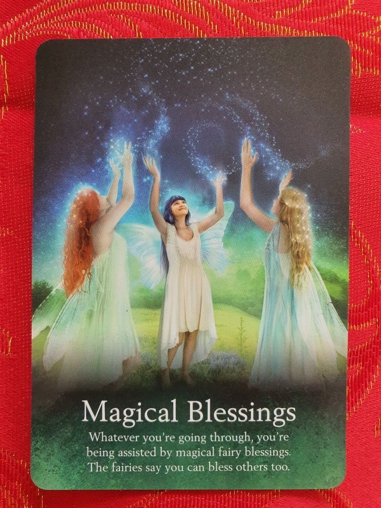 Karty Wróżek Oracle of th Fairies Duże Oryginal Wróżki Wyrocznia Magia