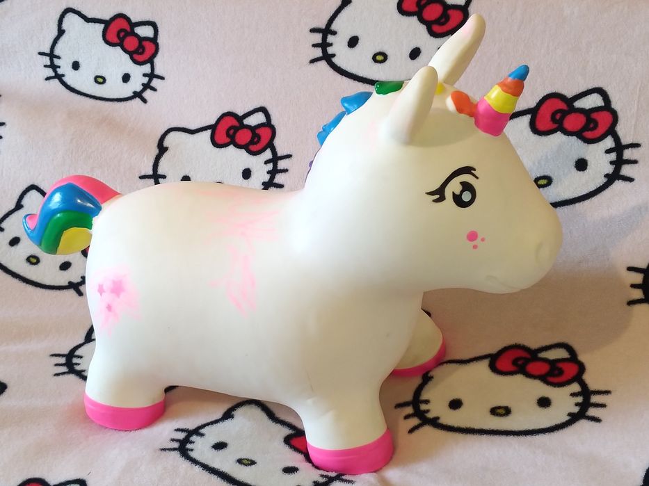 Skoczek chodzik dla dziecka gumowy