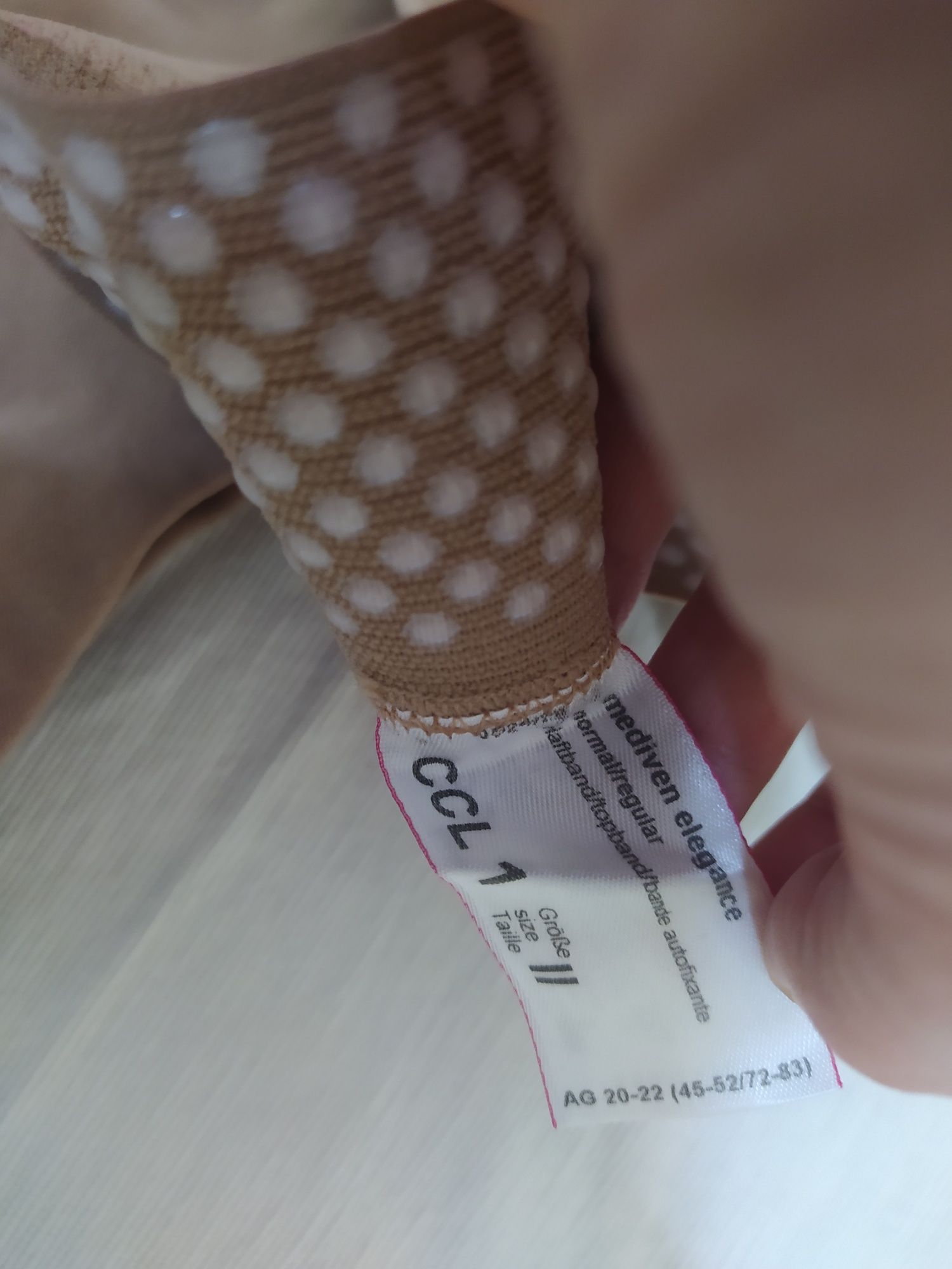 Pończochy uciskowe Mediven plus rękawiczki