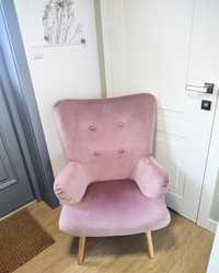 Fotel MOSS różowy 70x95cm HOMLA