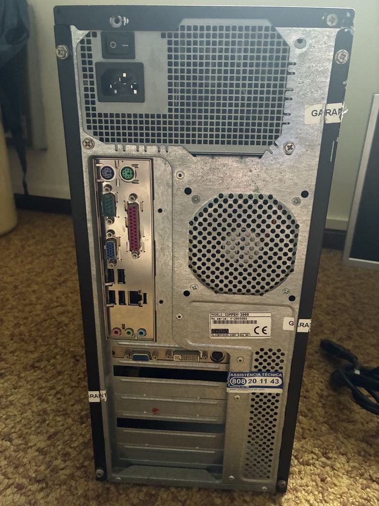 Computador + Monitor 19’ + Multifuncional HP