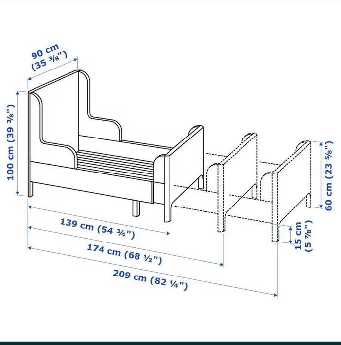 Cama extensível Ikea