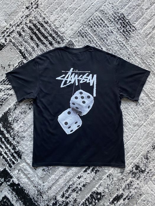 Stussy Fuzzy Dice Tee czarna XL