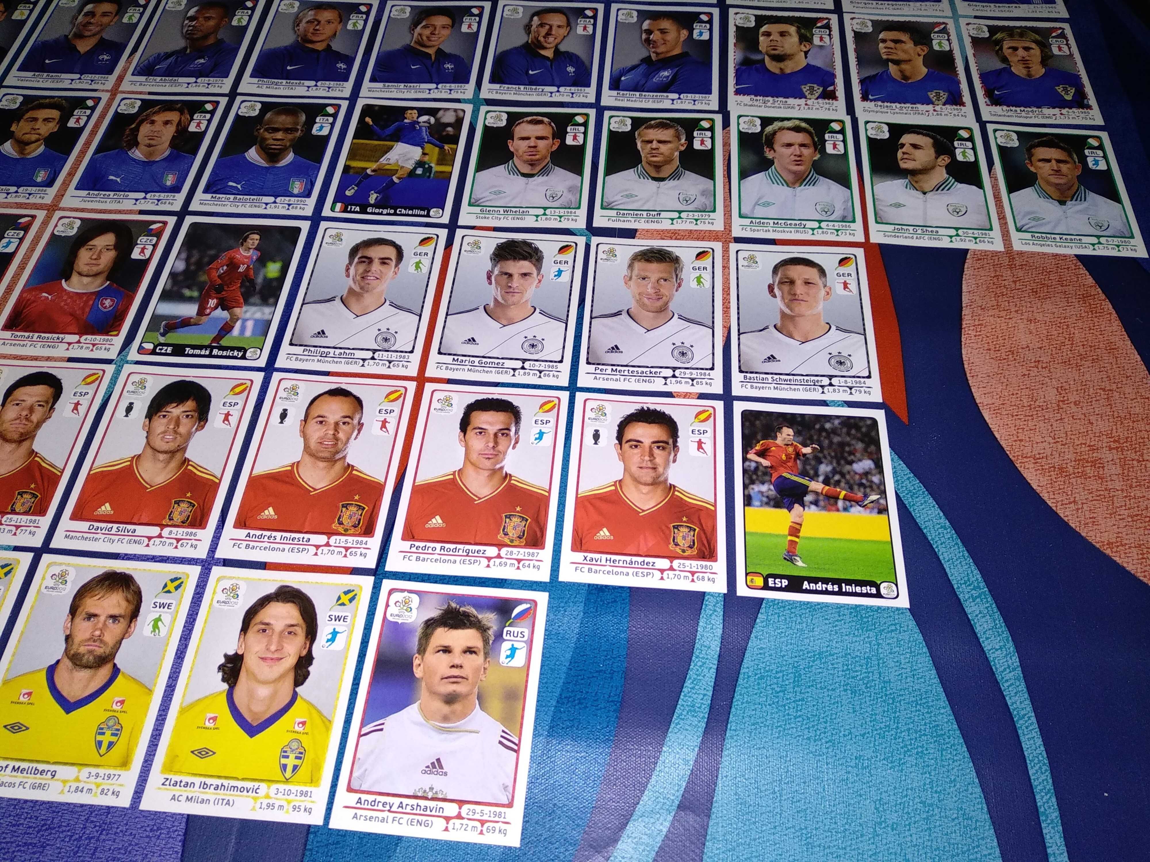 Panini - UEFA Euro 2012 - 64 cromos futebol - Polónia Ucrânia