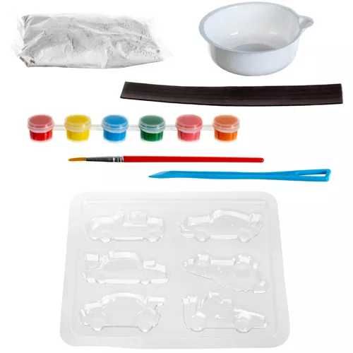 Magnesy - DIY - autka 22430 kreatywny zestaw magnesy