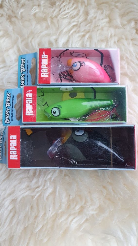 Rapala ANGRY BIRDS, oryginalne woblery dla kolekcjonerów.