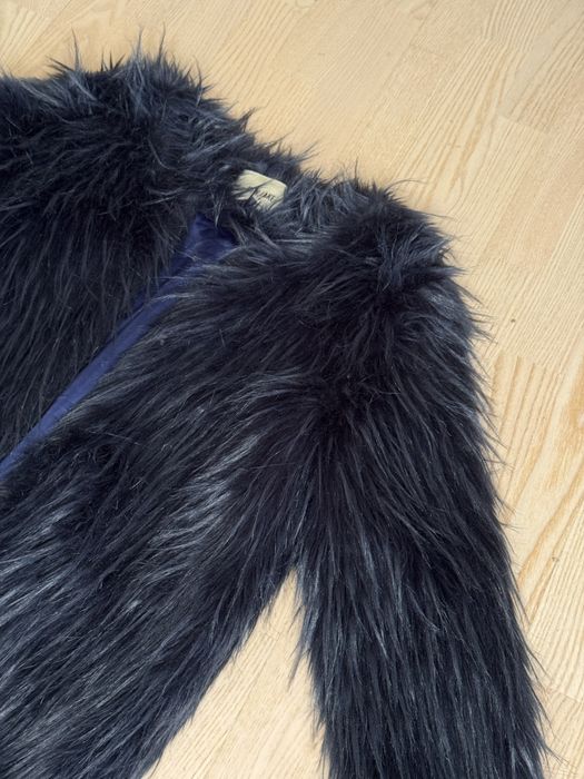 Шубка темно синя