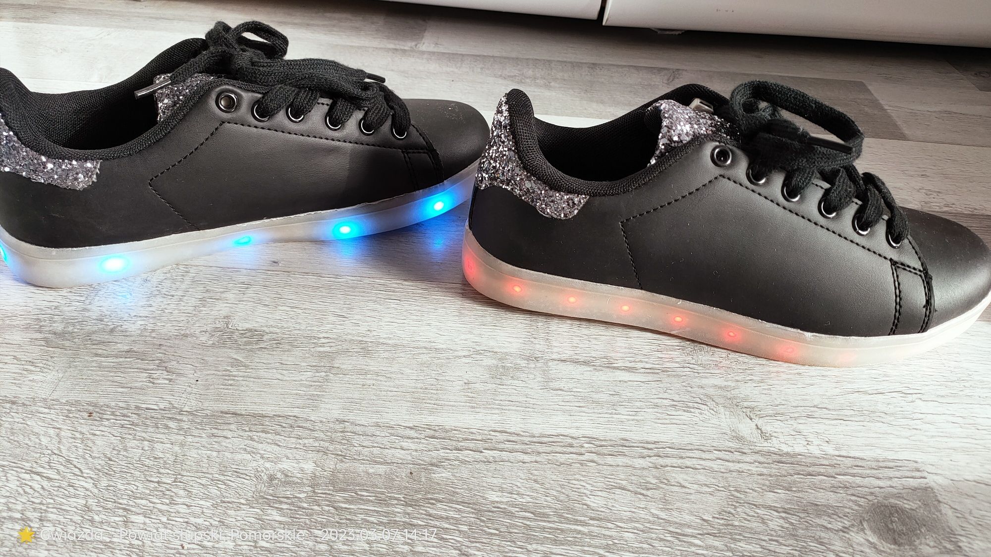 Nowe Świecące buty led r37 unisex