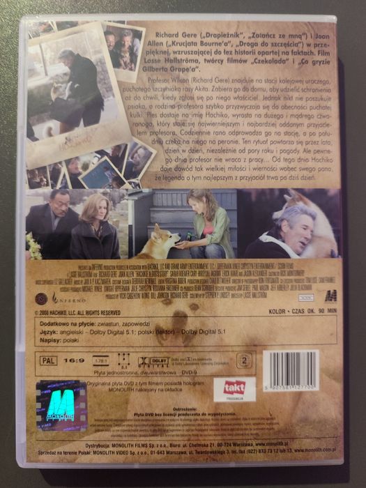 Mój przyjaciel Hachiko DVD