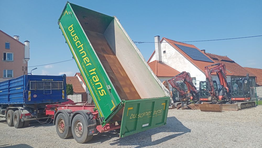 Przyczepa tandem wywrotka Kempf 2014 kiper trzy strony lekka Miller