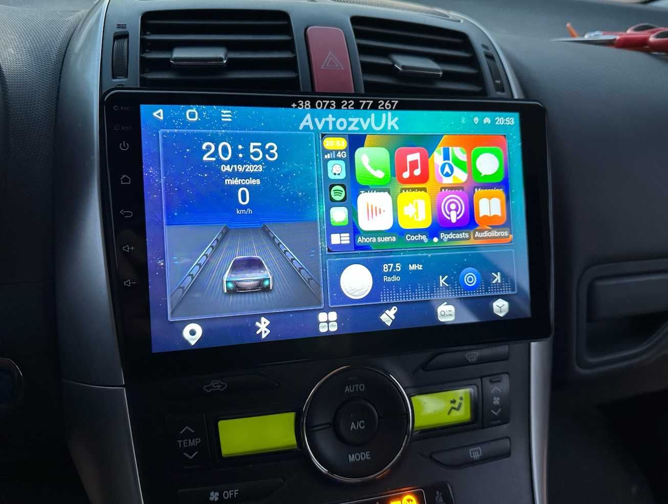 Магнитола TOYOTA Prado Corolla Camry Auris RAV4 2 дин CarPlay Android