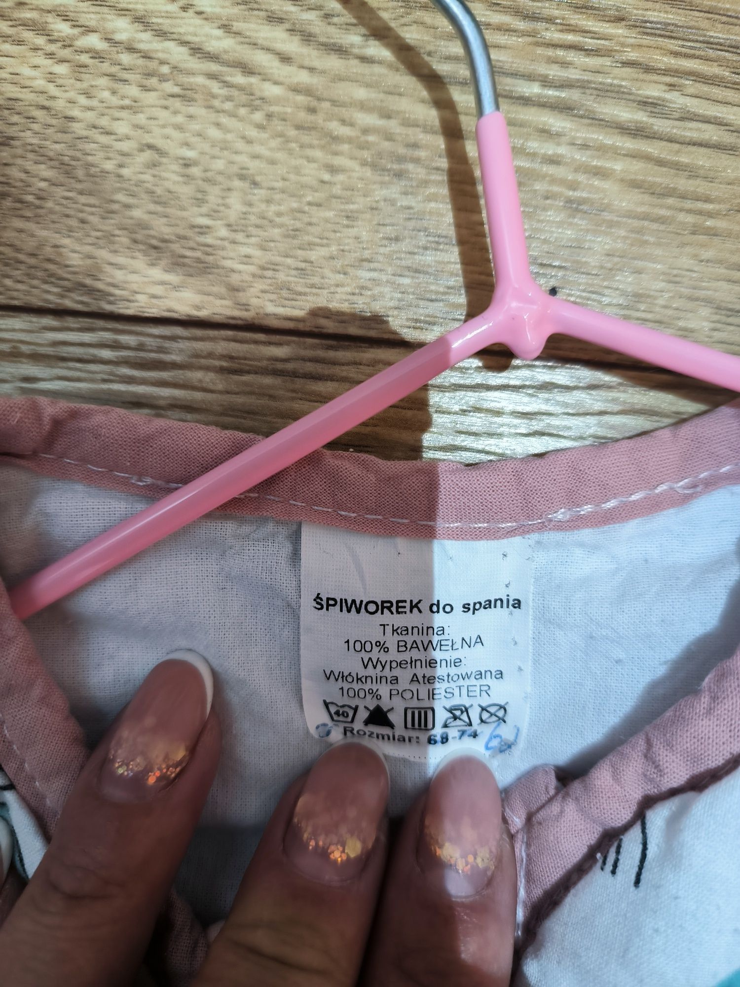 Śpiworek niemowlecy do spania 62-74 zimowy