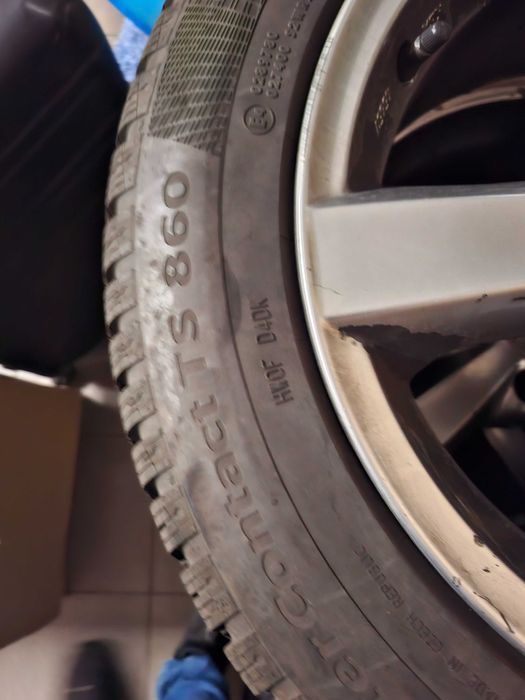 Koła zimowe alu 205/55/R16 skoda/vw/seat Conti Ts860 Dezent