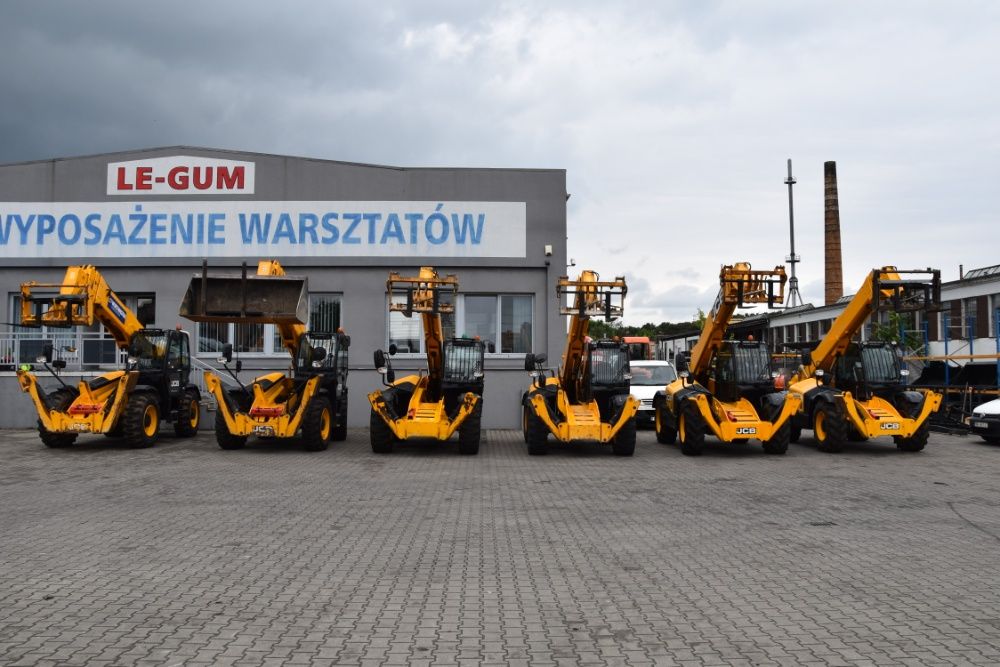 Wynajem ładowarki teleskopowej JCB Manitou żniwa dla rolnika