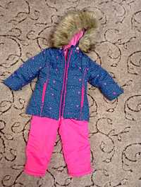 Зимовій комбінезон курточка на дівчинку Бембі