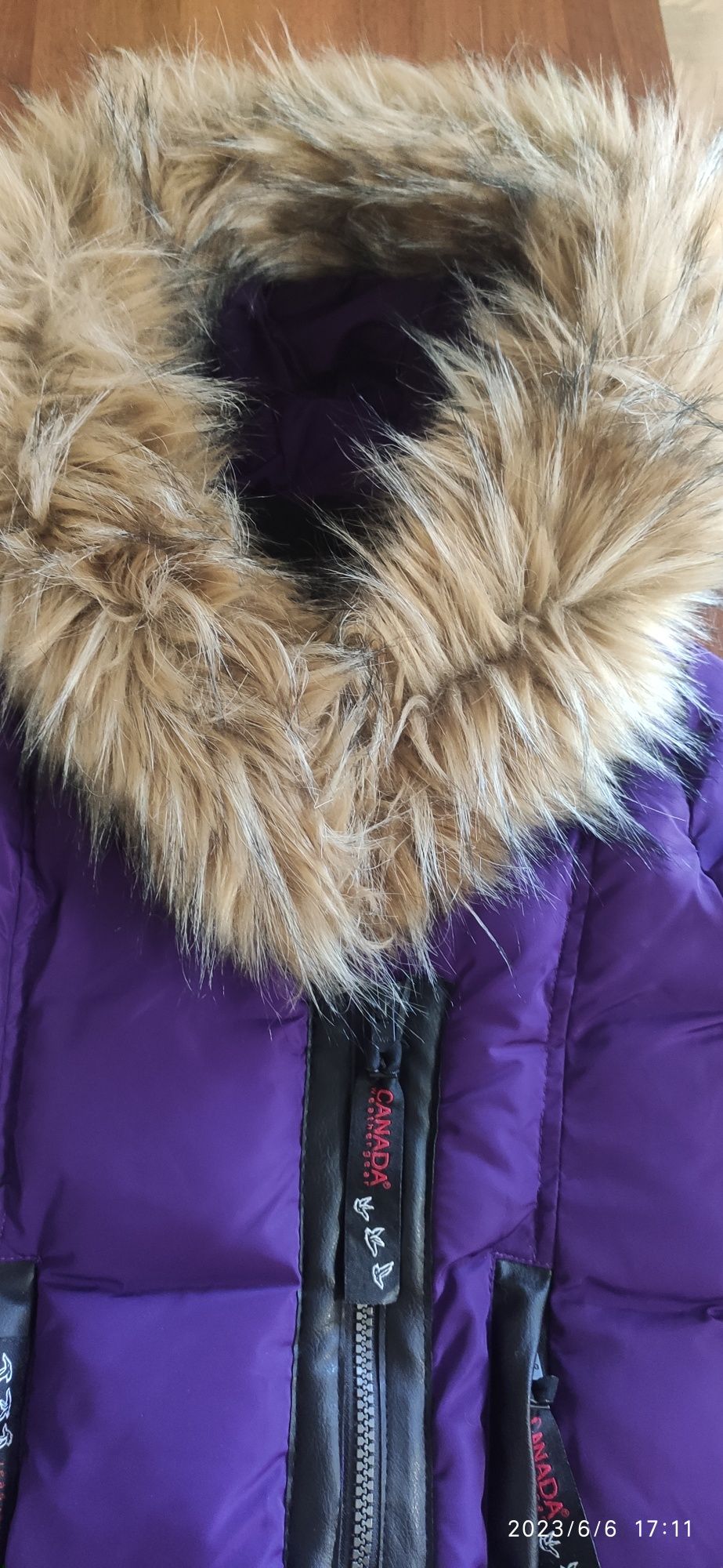 Тепле зимове пальто для дівчинки Canada weather gear