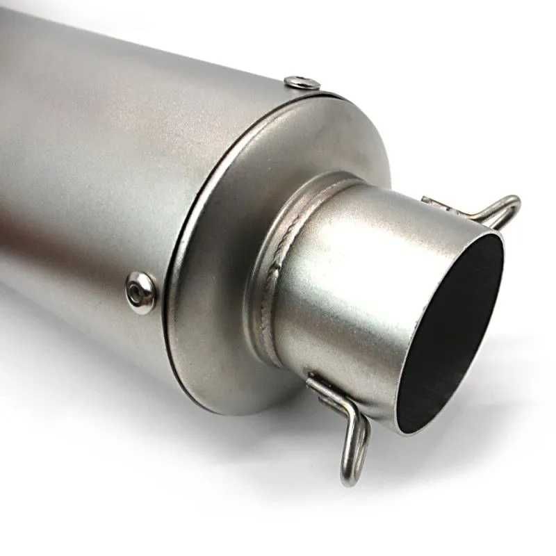 Ponteira de escape curta, estilo GP+Adaptador universal. NOVA 45% Desc