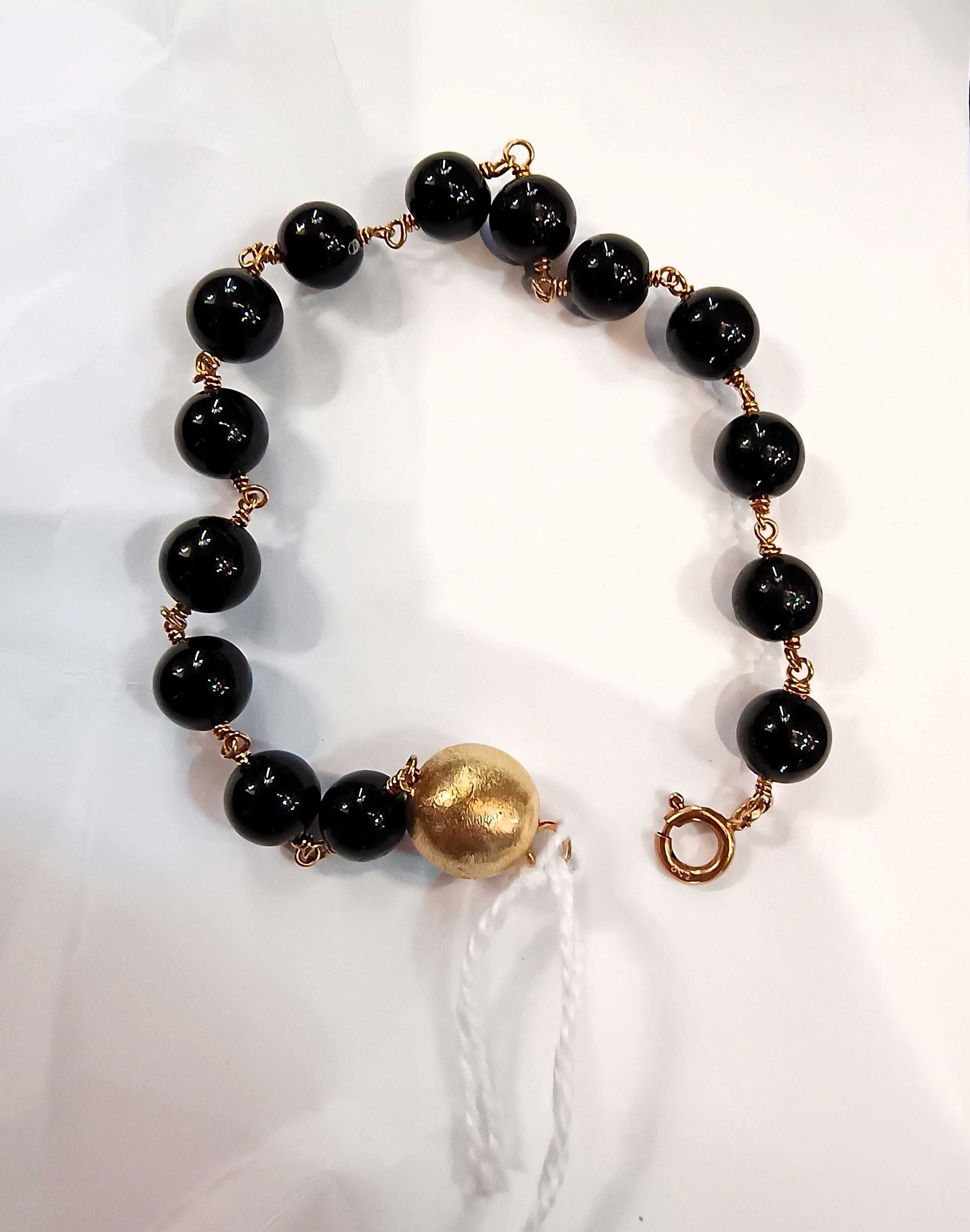 Pulseira Alfinetes Anel Ouro