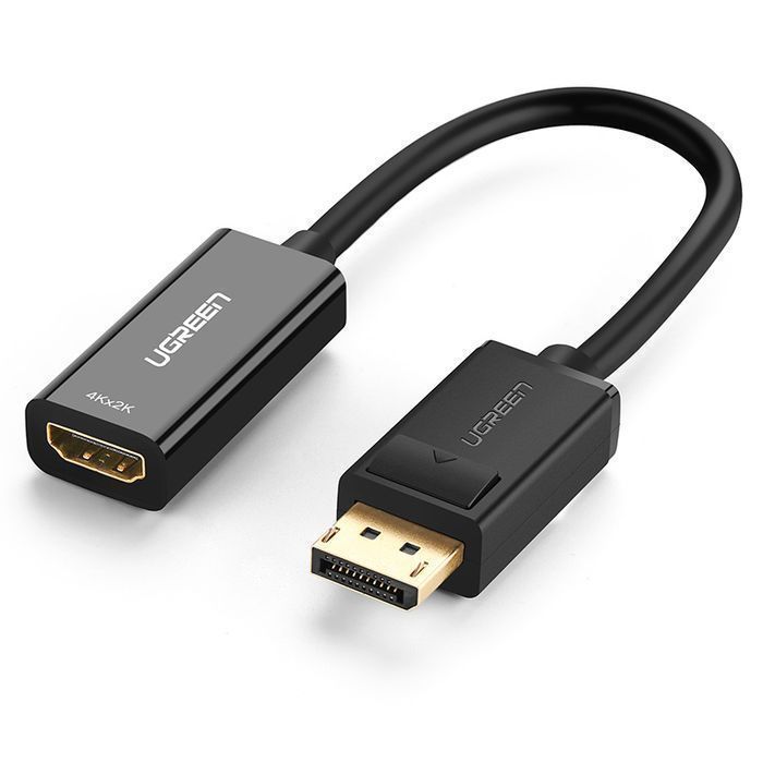 Adapter Przejściówka DisplayPort - HDMI 4K, Plug & Play