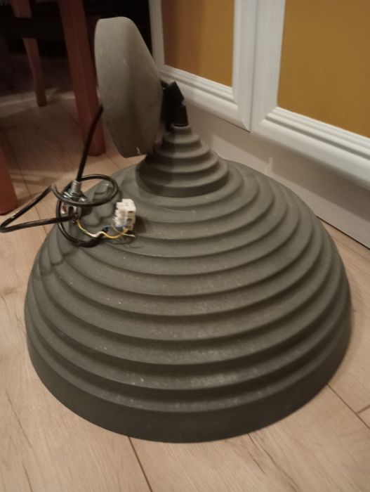 Lampa sufitowa szara