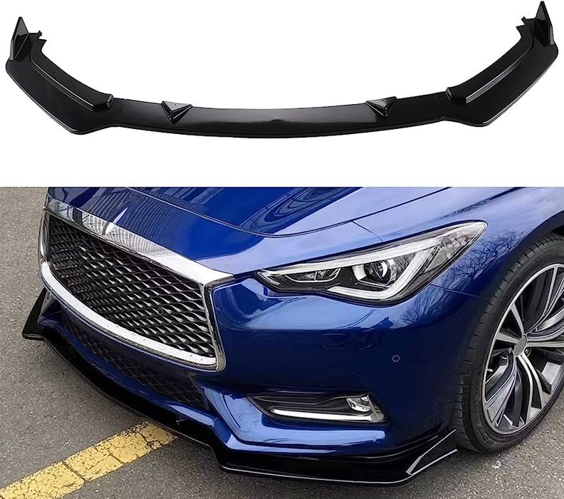 Сплиттер губа Infiniti Q60 Инфинити сплітер диффузор спойлер зеркала!