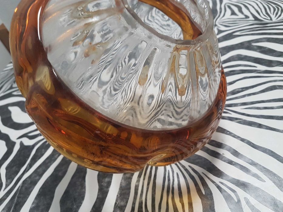 Abajur vidro soprado antigo