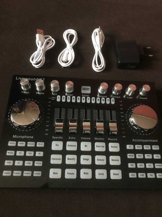 Продам зовнішню Bluetooth звукову карту Live sound K1