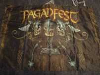 Flaga plakat materialowy Paganfest