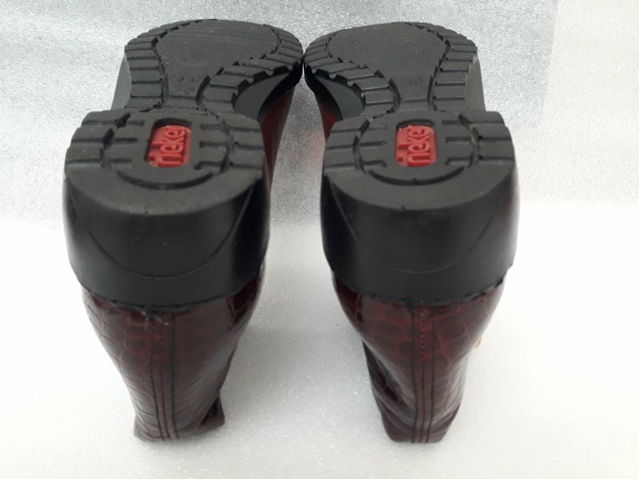 Rieker шкіряні м'які утеплені черевики 39 р