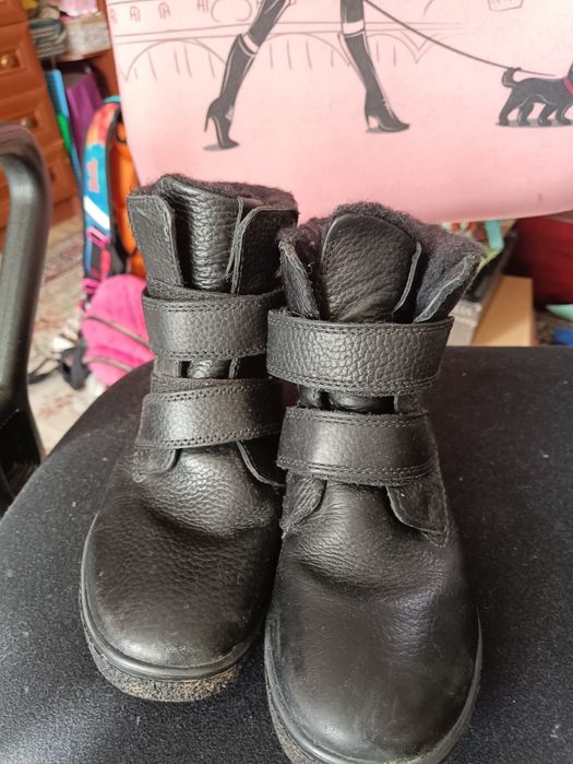 Черевики ботинки ессо зима Ecco сапоги