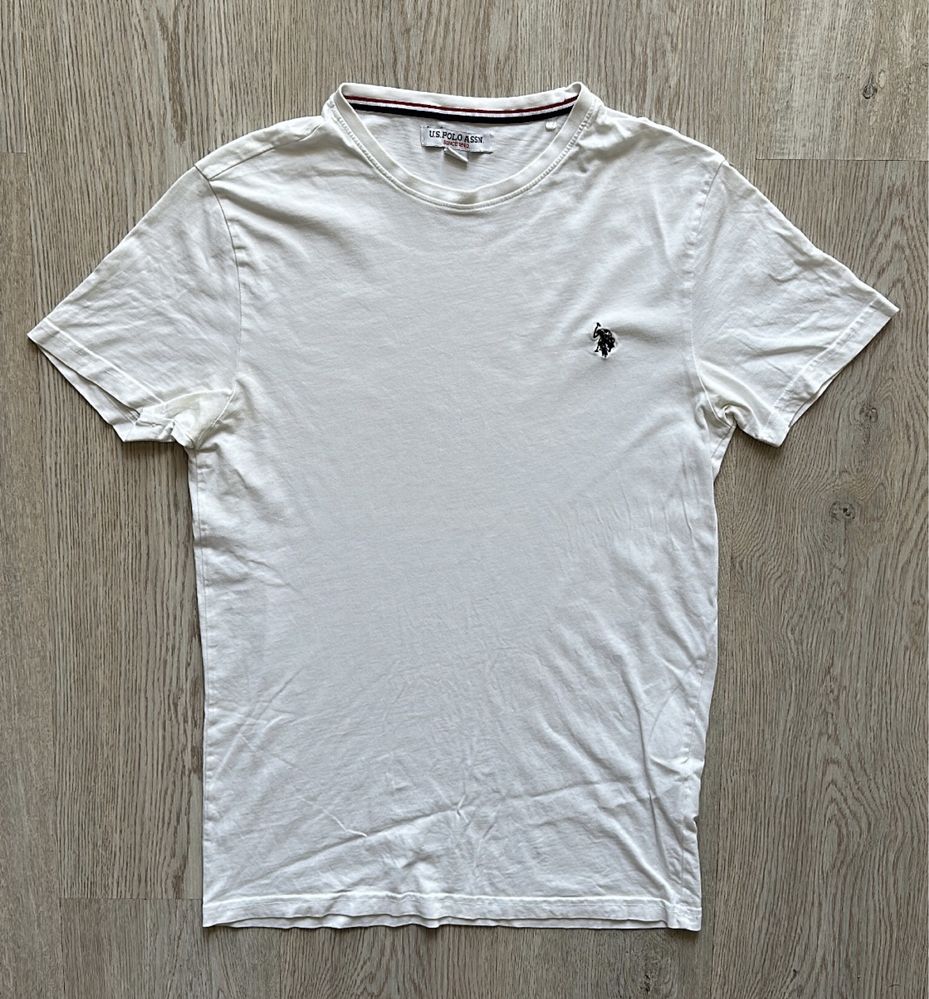 Biała koszulka t-shirt U.S. Polo Assn.