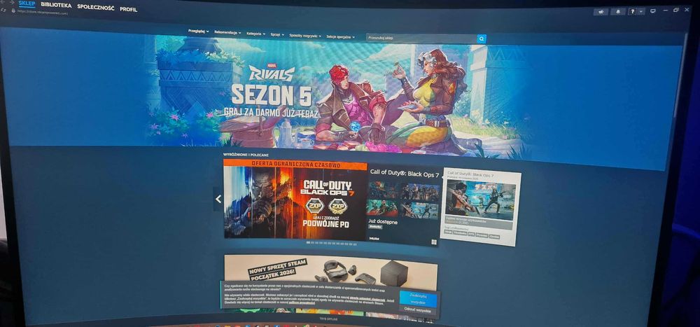 Monitor LED MSI G322CQP 31,5 " 2560 x 1440 px VA + statyw