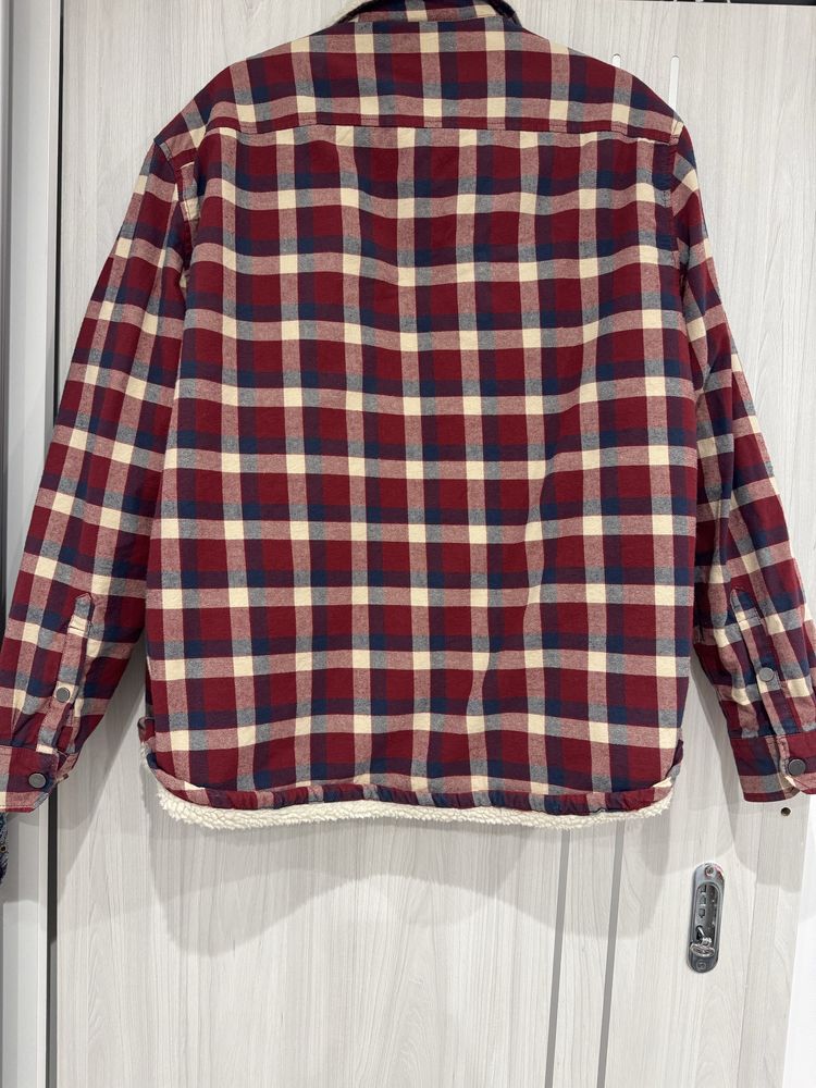 Koszula kurtka bluza męska kratkowana baranek L/XL RegularFit Reserved