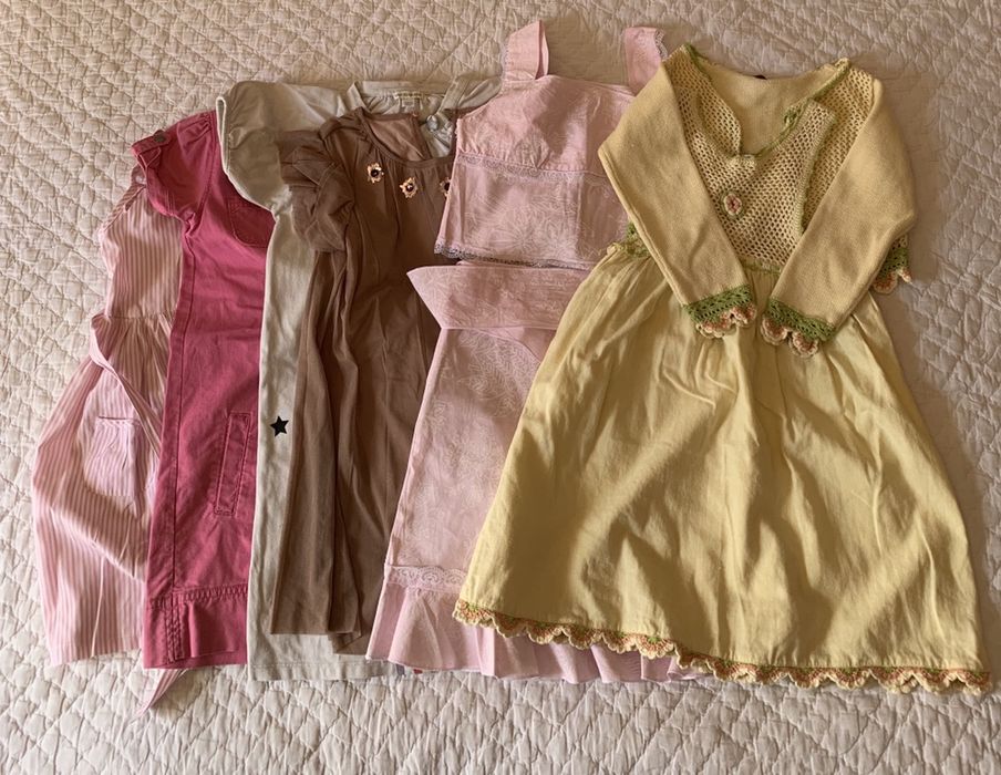 Conjunto de vestidos 7 anos