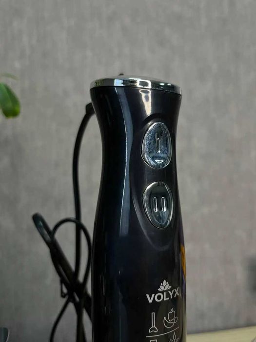 МОЩНЫЙ погружной блендер 5 в 1 с чашей 600мл,1500W,VOLYX VO7319 новы