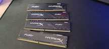 Pamięć RAM HyperX DDR4 32GB PC4-25600 (Zestaw 4x8GB) Fury Black