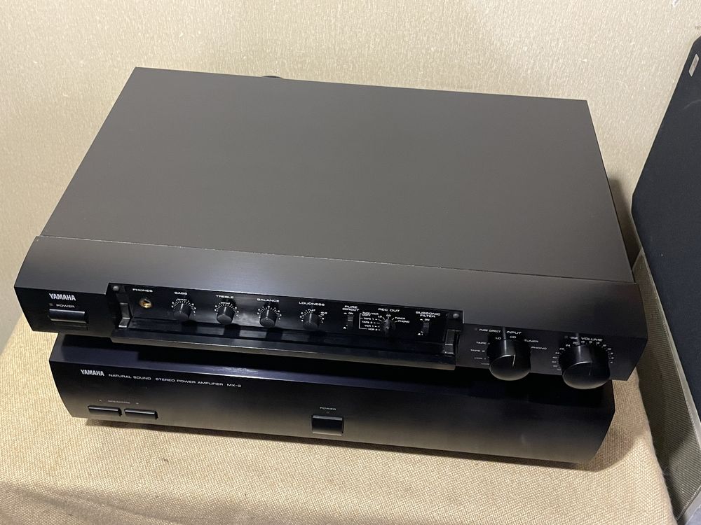 HI-END усилитель топ класса YAMAHA MX-2+CX-2 DUAL MONO (2х230Вт/25кг)